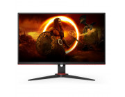 27.0- AOC VA LED 27G2SAE/BK Borderless Black/Red (1ms, 3000:1, 350cd, 1920x1080, 178°/178°, AMD Free-Sync Premium 165Hz, VGA, HDMI x 2, DisplayPort, USB Hub: 4 x USB3.0, Speakers 2 x 2W, Audio Line-out, VESA)